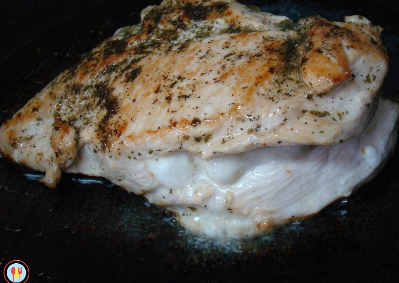 Pechuga de pollo rellena de mozzarella