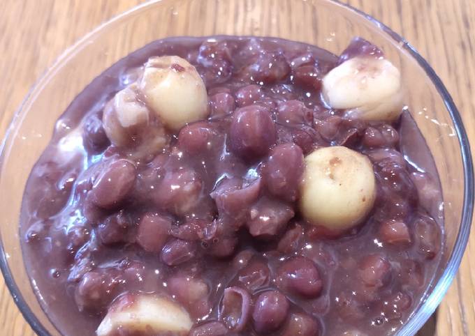 Recipe of Super Quick Homemade Red Bean Dessert with Lotus Seed