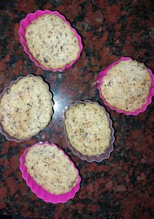 Una foto de Muffins/bizcochuelo de ananá y chocolate