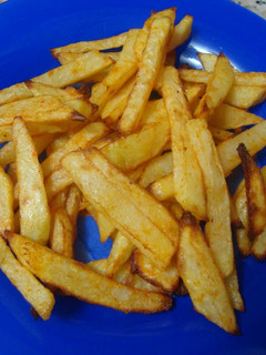 Una foto de Patatas fritas ligeras