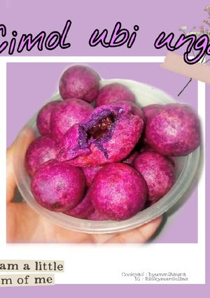 Foto resep Cimol ubi ungu // isi coklat, keju & original