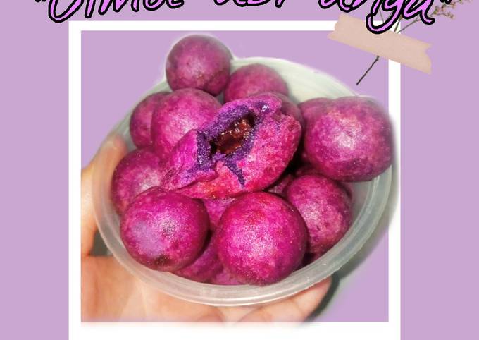 Ternyata ini loh! Bagaimana cara buat Cimol ubi ungu // isi coklat, keju &amp; original dijamin lezat