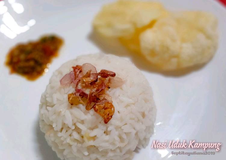 Bagaimana Membuat Nasi Uduk Kampung (rice cooker), Menggugah Selera