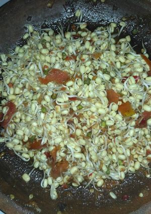 Foto resep Sambel mentah tauge