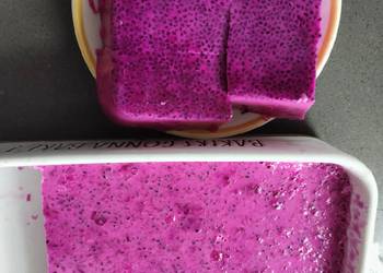 How to Make Delicious Dragon Fruit Jelly or Pudding