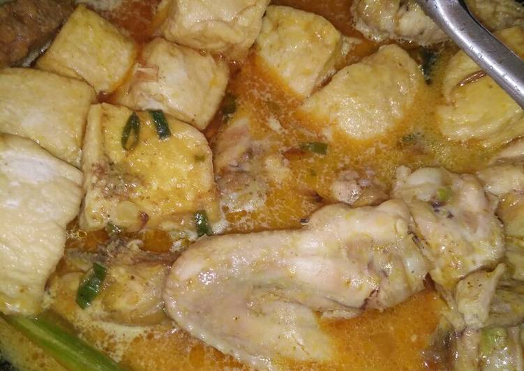 Kare sayap ayam tahu ๐