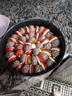 صورة لوصفة صينيه كفته بالبطاطس 🤤