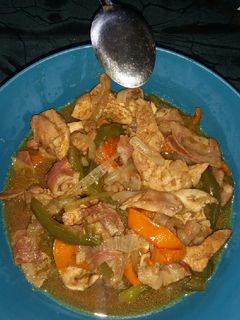 A picture of Chicken Fajitas with Maggi.