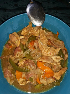 A picture of Chicken Fajitas with Maggi.