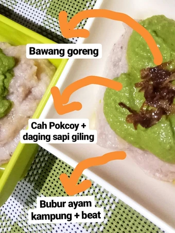 Langkah Gampang Menyiapkan Resep Bubur Ayam Cah Pokcoy Sapi (MPASI) yang Sempurna