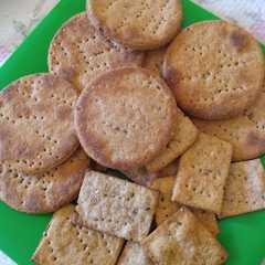 Una foto de Galletitas de harina integral, centeno y semillas