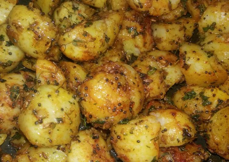 Recipe of Any-night-of-the-week Jeera aloo