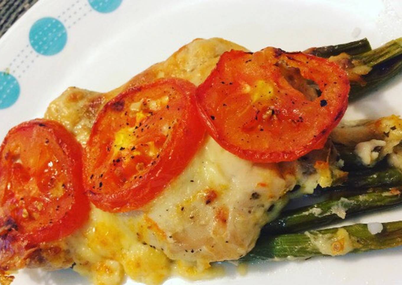 Pollo caprese al horno