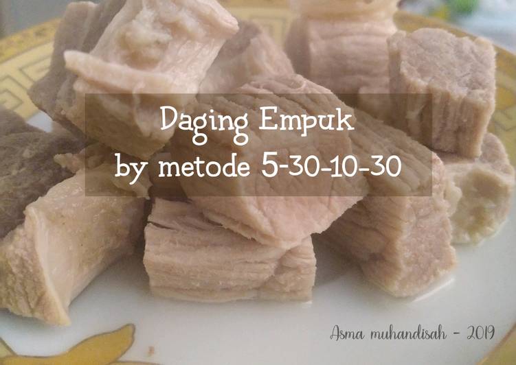 Resep Daging Empuk tanpa presto hanya 3 bahan 😍😍 oleh Asma Muhandisah