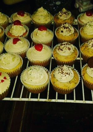 Una foto de Cupcakes de vainilla