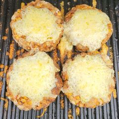 A picture of Spicy chickpea and sweetcorn burgers.