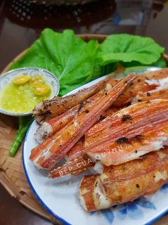 Hình của món Cá chìa vôi nướng mọi.
