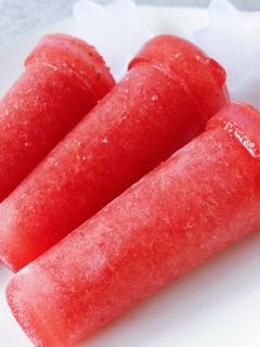 Foto resep Es Loli Stroberi (Strawberry Popsicle)