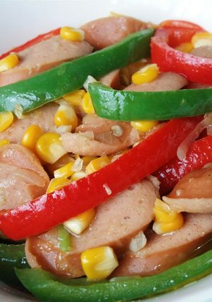 Foto resep Tumis Sosis Bratwurst Pelangi