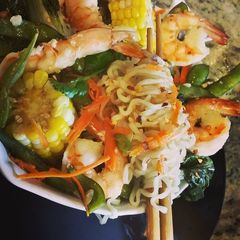 A picture of Spicy Shrimp Ramen Bowl.