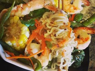Spicy Shrimp Ramen Bowl