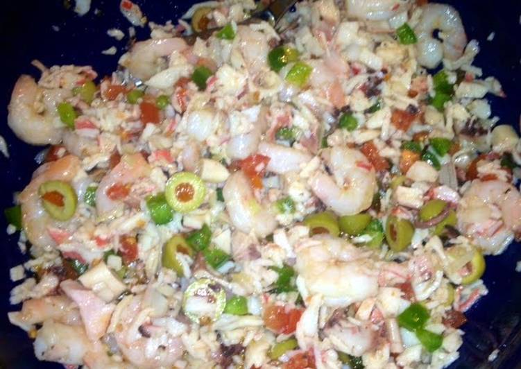 Steps to Make Speedy Spanish Seafood Salad