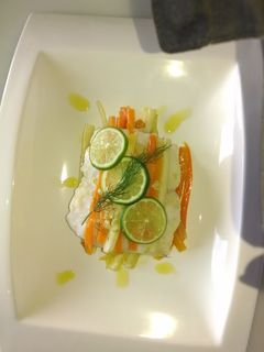 Una foto de Pescado papillote
