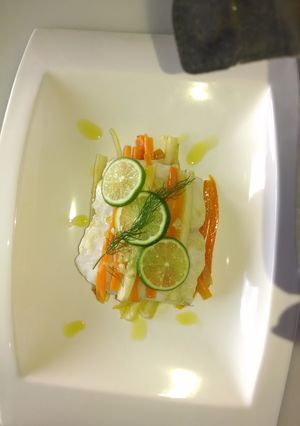 Una foto de Pescado papillote