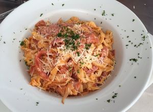 Una foto de Pasta amatrichana