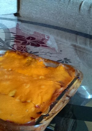 Una foto de Pastelón de berenjenas