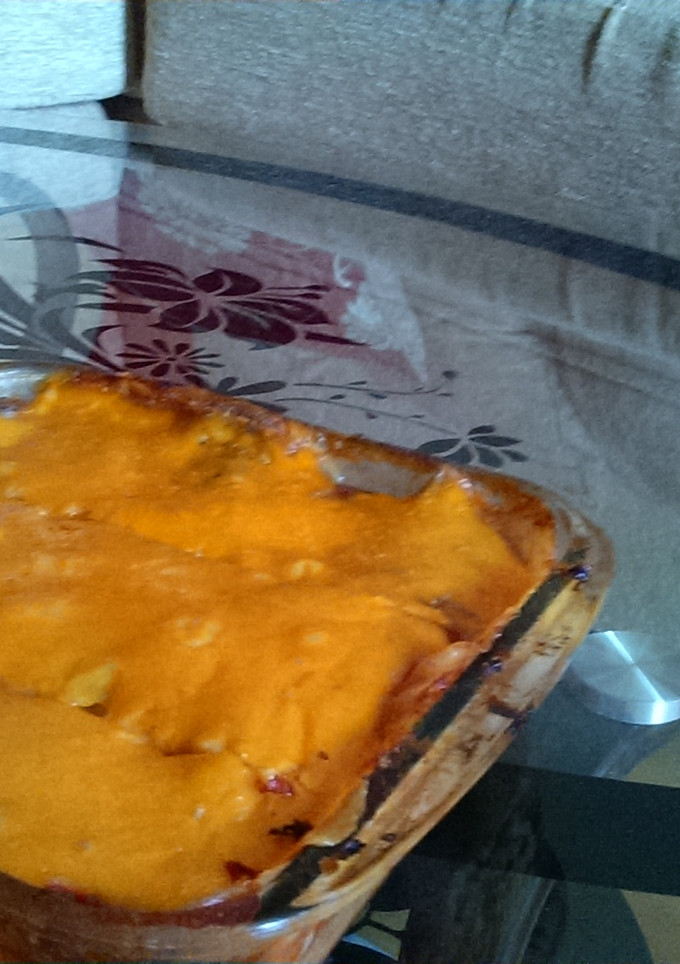 Una foto de Pastelón de berenjenas