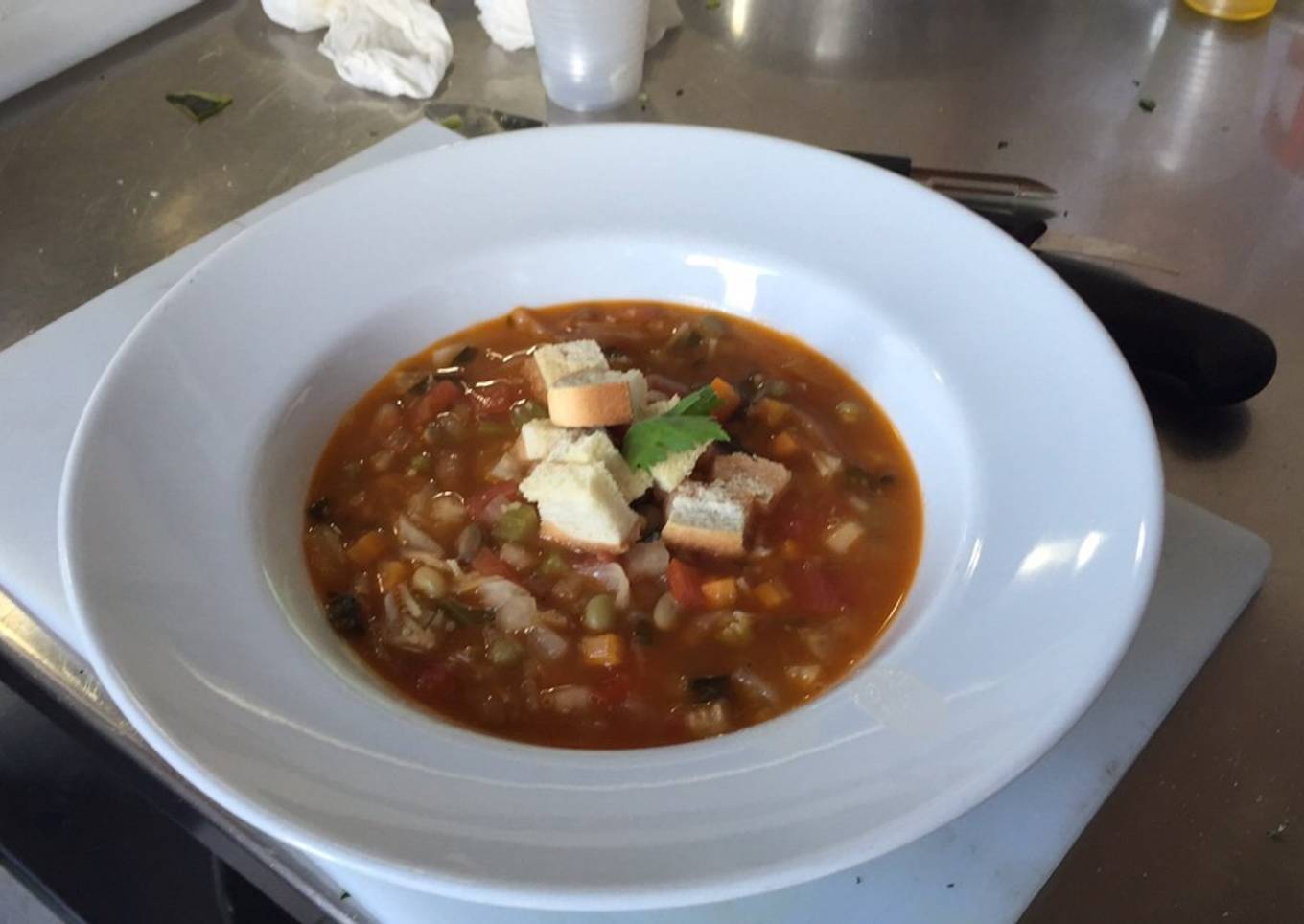 Sopa minestrone