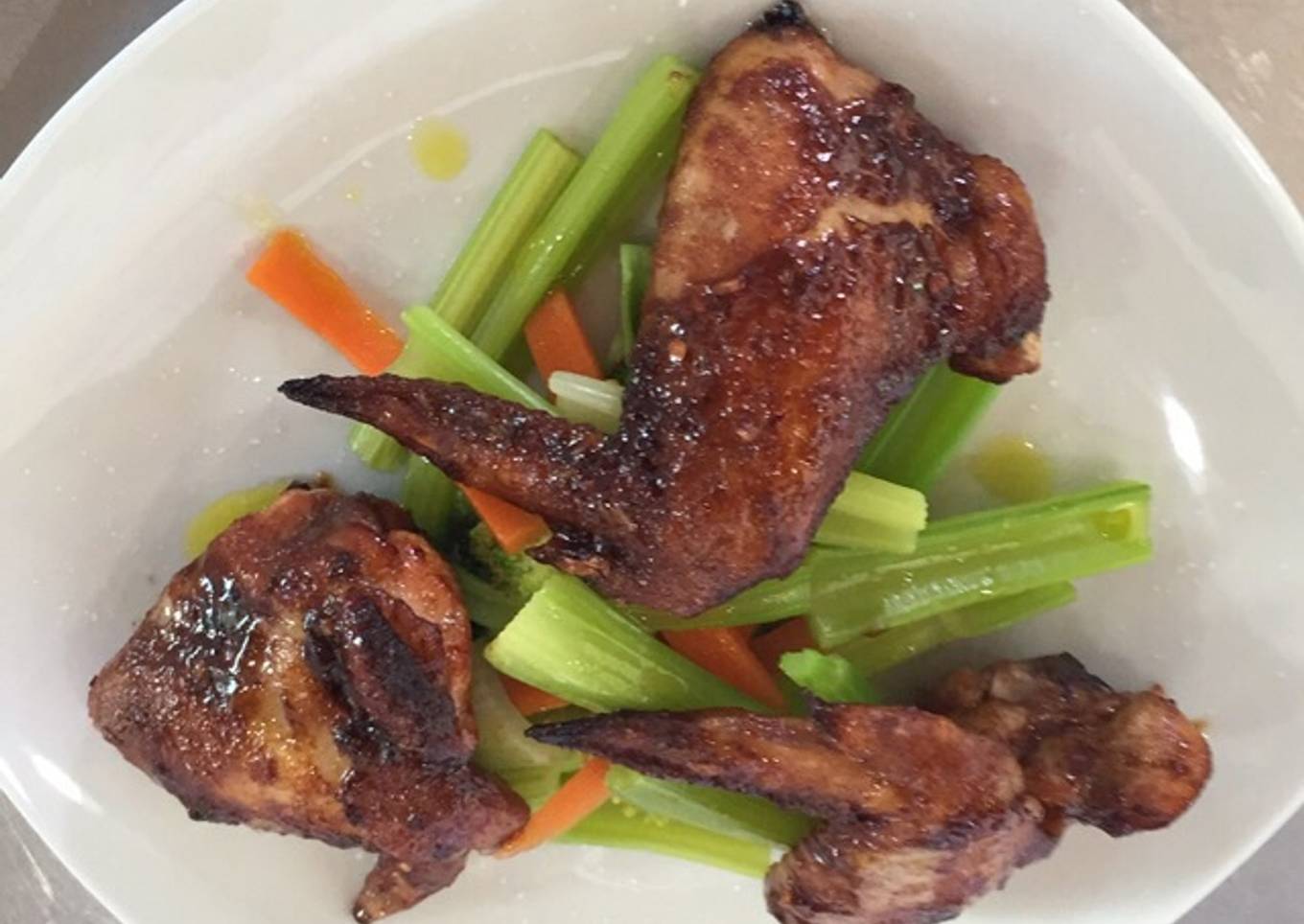 Alitas crujientes al horno 
