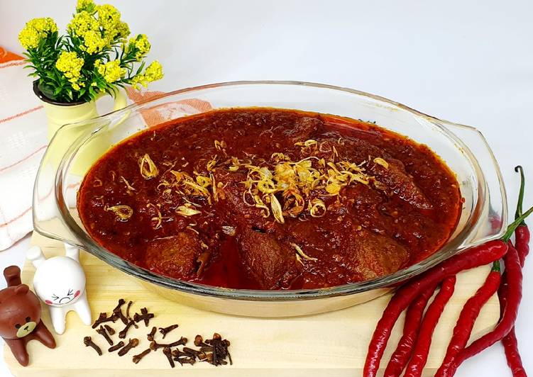 Resep Rendang endezz simple Anti Gagal