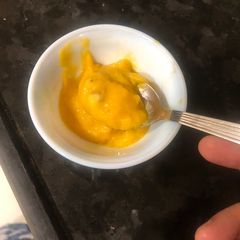 A picture of Instant Mango Ice cream.