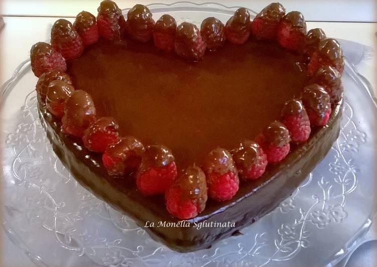 How to Make Fatto in casa Fondente al cioccolato con ganache e lamponi senza glutine