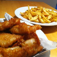 A picture of Beer Battered Fish and Chips.