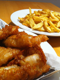 A picture of Beer Battered Fish and Chips.