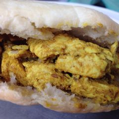 A picture of Chicken Tikka Pita Pockets.