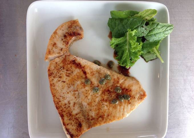 Simple Seared Swordfish