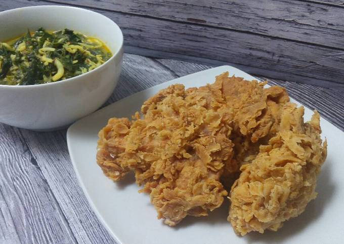 Ayam goreng tepung simpel dan praktis (kentucky rumahan)