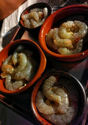 Una foto de Langostinos al ajillo