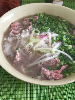 Hình của món Phở bò.