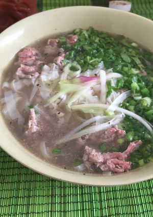 Hình của món Phở bò.