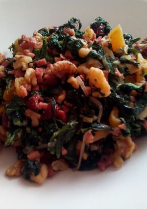 Foto principal de Espinacas con jamón y algo más