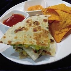 A picture of Corn quesadillas.