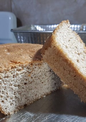 Una foto de Budín de coco y maní keto