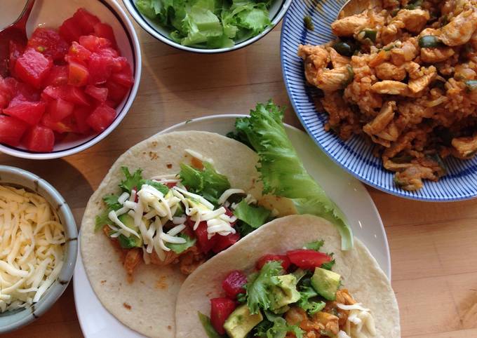 Recipe of Jamie Oliver Chicken Soft Tacos