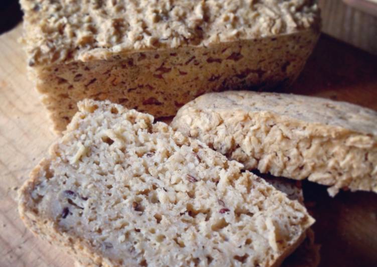 Recipe of Perfect 100% Oat Bread with Sourdough