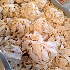 A picture of Saffron Pasta Dough.
